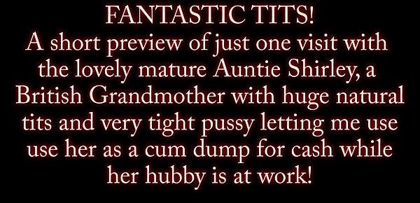  British mature with fantastic tits sucks cock